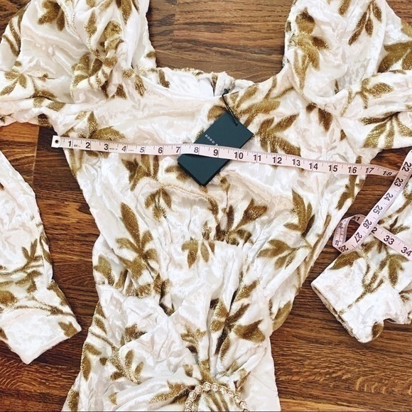 Dodo Bar Or Mona Velvet Mini Jacquard Dress - Picture 13 of 16